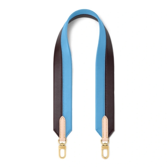 Louis Vuitton Accessories - Authenticated Louis Vuitton LV Calfskin Cluny MM Shoulder Strap in Blue Glacial